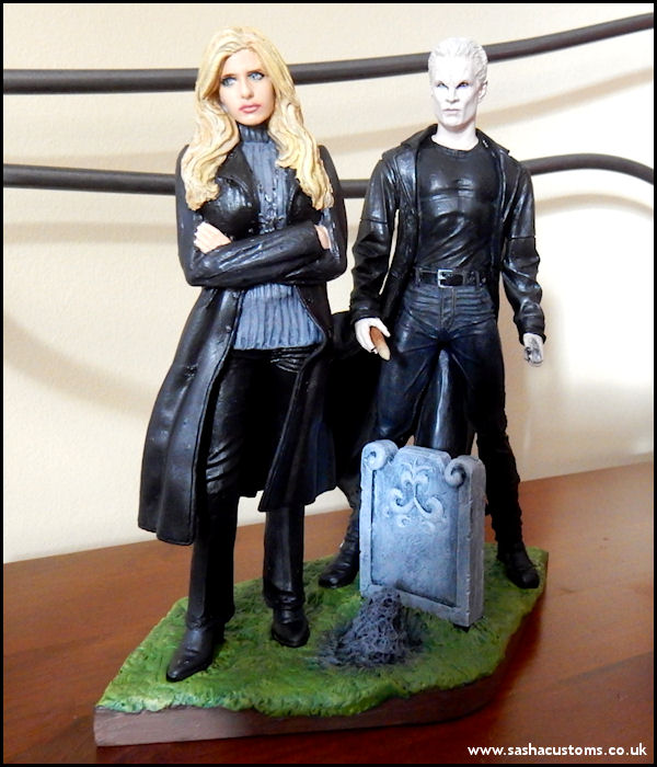 Bodyguard Spike and Buffy - Sasha's Custom Figures