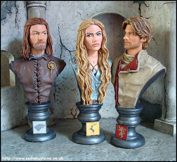 Ned, Cersei, and Jaime